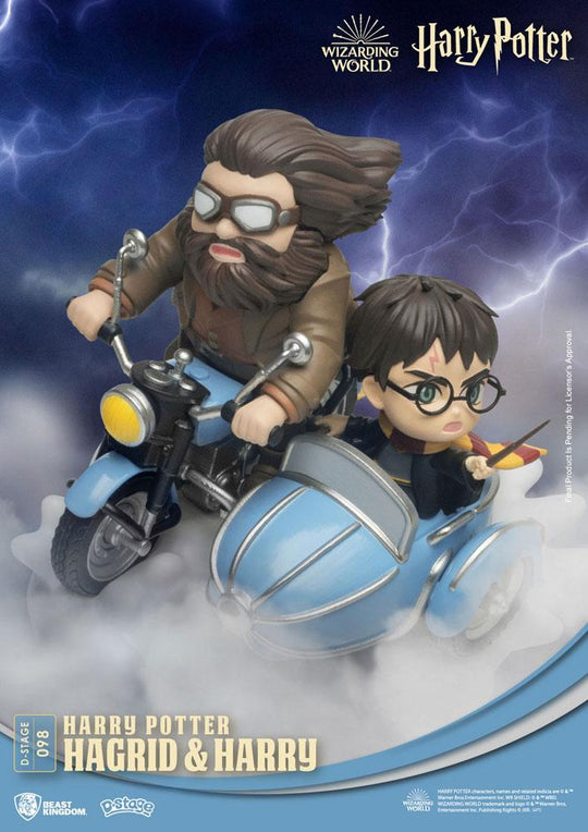 HARRY POTTER - Hagrid & Harry - Statue D-Stage New Ver. 15cm