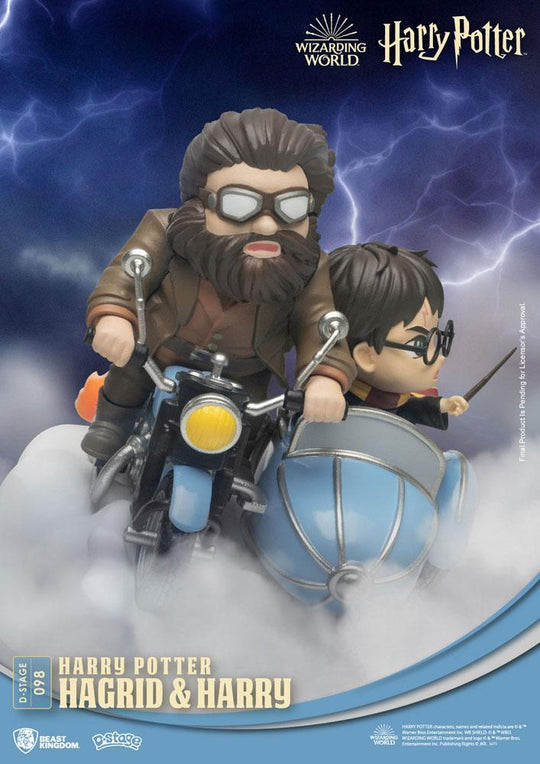 HARRY POTTER - Hagrid & Harry - Statue D-Stage New Ver. 15cm