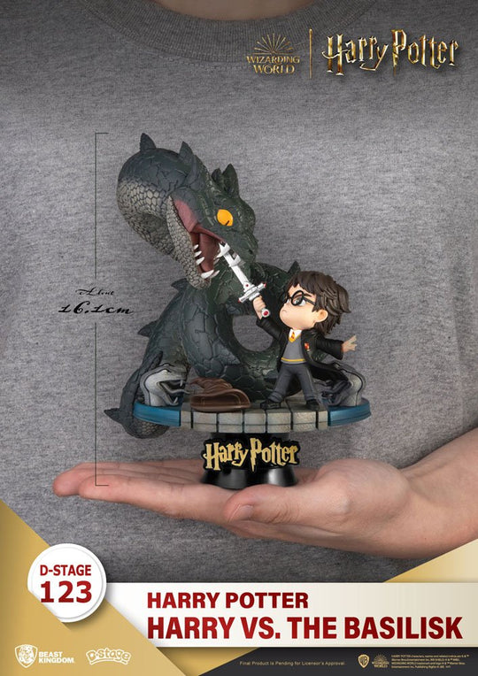 HARRY POTTER - VS the Basilisk - Statue D-Stage Diorama PVC 16cm