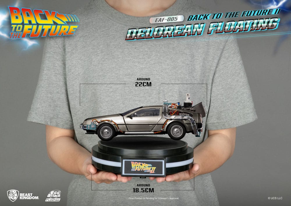 BACK TO THE FUTURE - Floating DeLorean II "Standard" - Statue 20cm