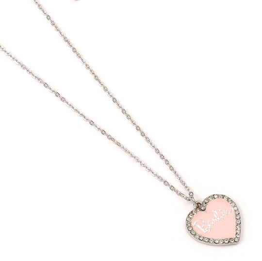 BARBIE - Chain Necklace - Pink Haert