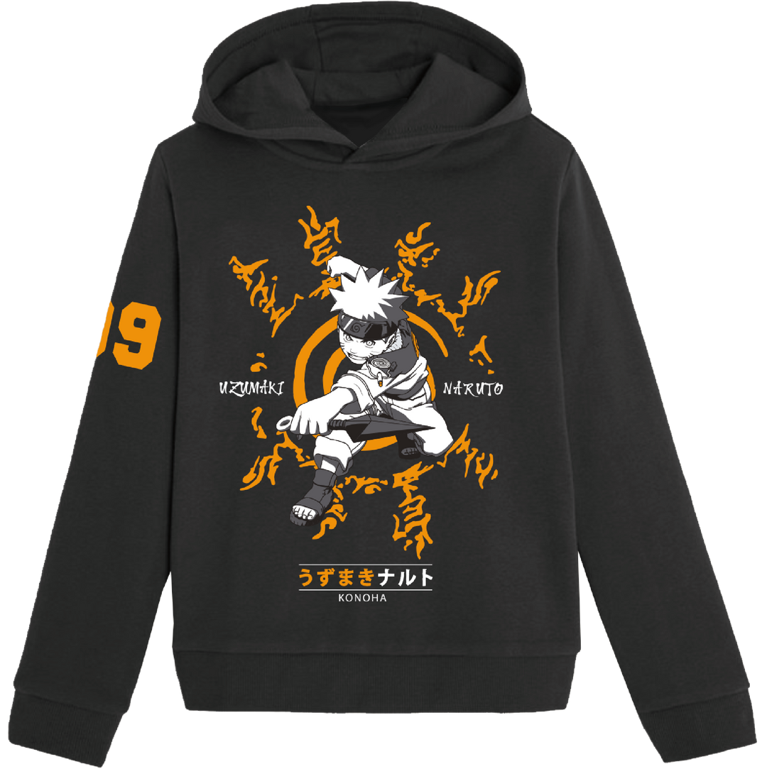 NARUTO - Naruto Uzumaki Konoha - Kid Sweat-Shirt (6 Ans)