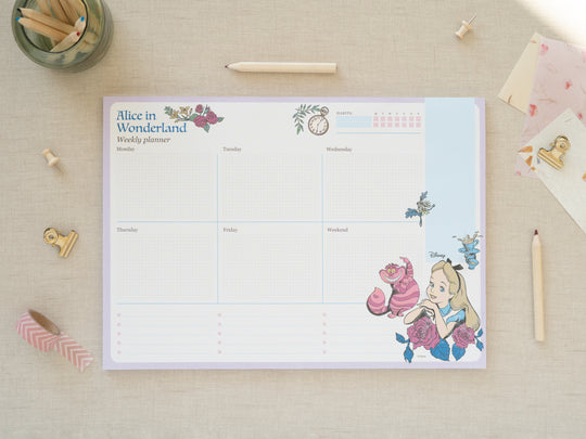 ALICE - Weekly Planner - A4 Bloc Note