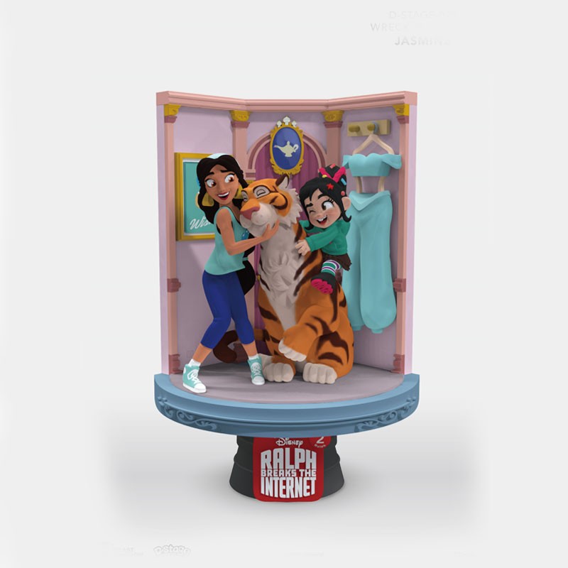 RALPH 2.0 - Jasmine & Vanellope - D-Stage 15cm