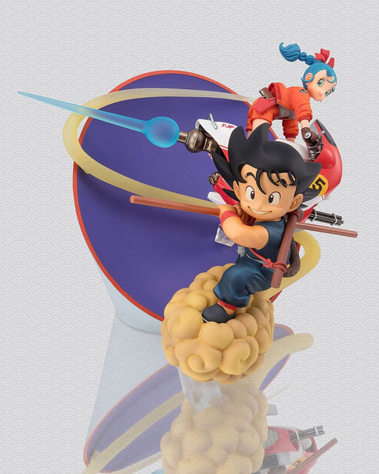 DRAGON BALL - Son Goku & Bulma - Statue FiguartsZERO 18cm