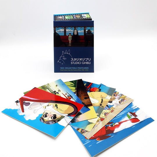 STUDIO GHIBLI - box of 100 collector's postcards