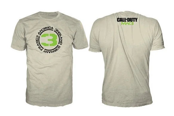 CALL OF DUTY MW3 - T-Shirt Sand - COUNTRIES 3 (S)