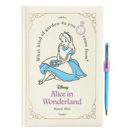ALICE IN WONDERLAND - Premium Notebook + Pen - Size A5