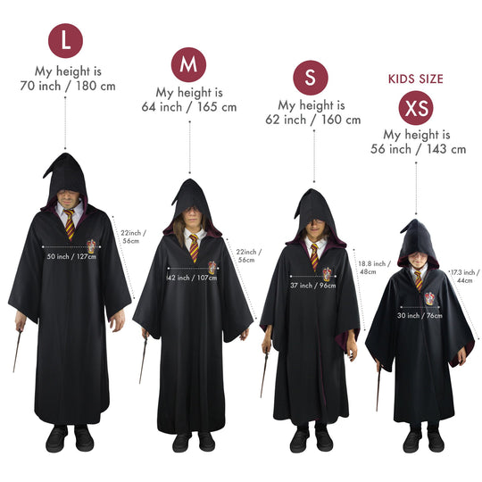 HARRY POTTER - Wizard Kids Rode Cloak Gryffindor (XS)