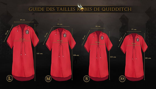 HARRY POTTER - Personalised Gryffindor Quidditch Robe (M)