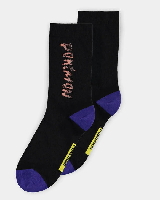 POKEMON - Gengar - Pack of 3 pairs of socks (T43-46)