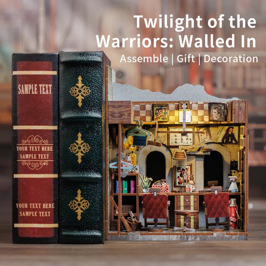 BOOK NOOK KIT - DIY - Twilight of the Warriors - 272pc + LED Light