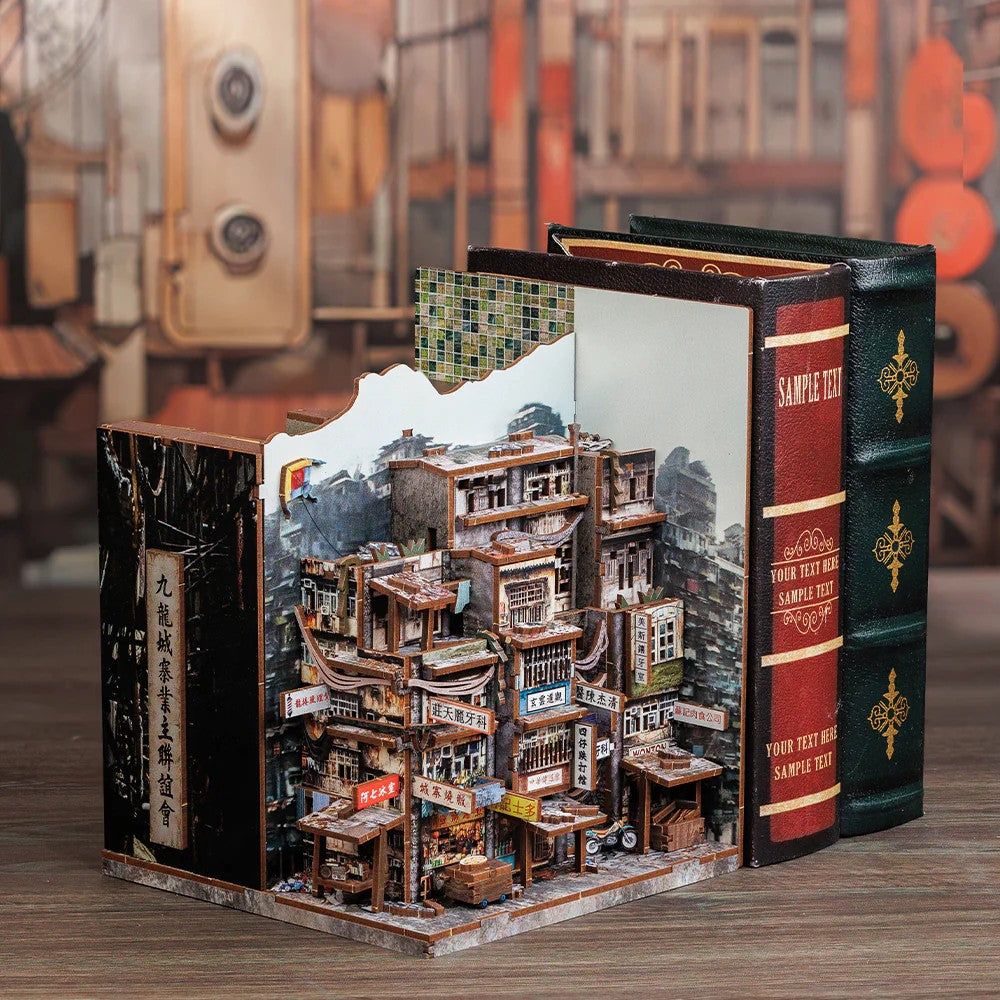 BOOK NOOK KIT - DIY - Twilight of the Warriors - 272pc + LED Light