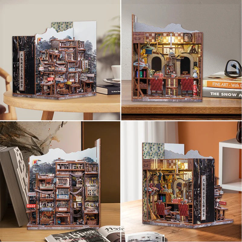 BOOK NOOK KIT - DIY - Twilight of the Warriors - 272pc + LED Light