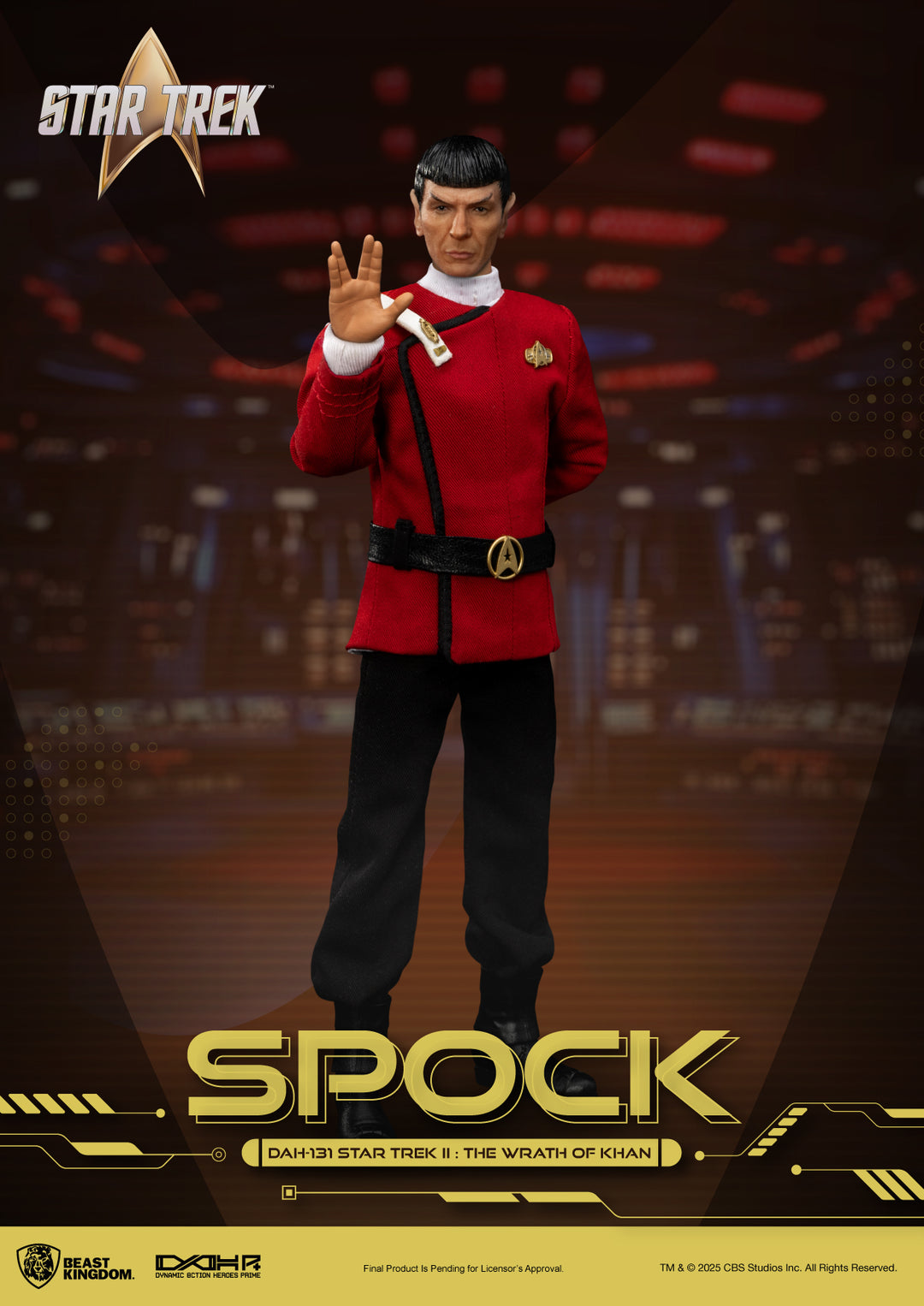STAR TREK THE WRATH OF KHAN - Spock - Figure 20.5cm