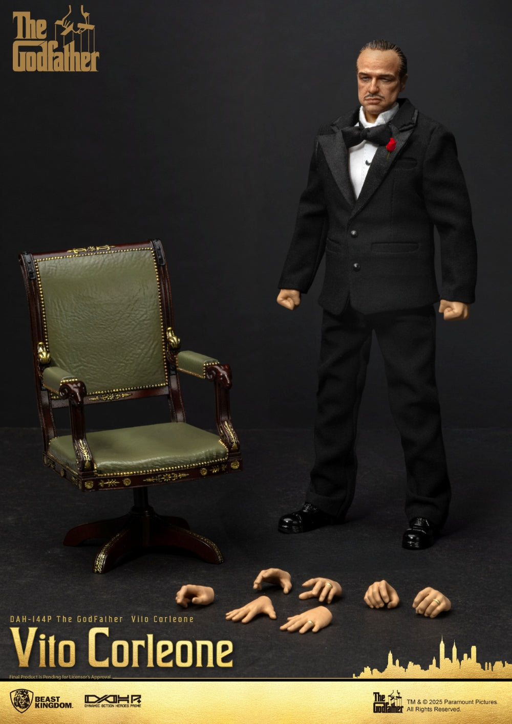 THE GODFATHER - Vito Corleone - Dynamic Action Heroes 20.5cm