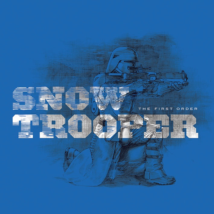 STAR WARS - Canvas 40X40 '18mm' - Episode VII - Snowtrooper Blue