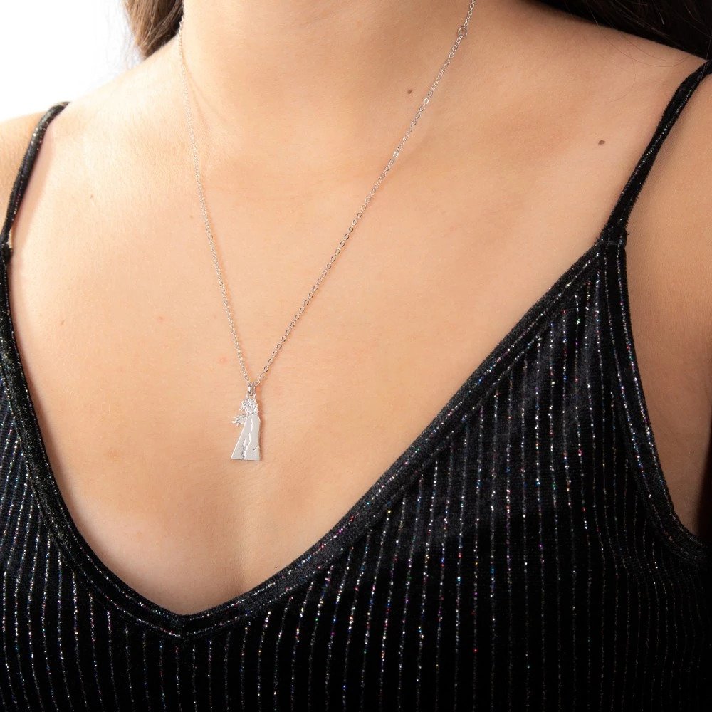 FROZEN 2 - Kids Anna Necklace 'White Gold Plated'
