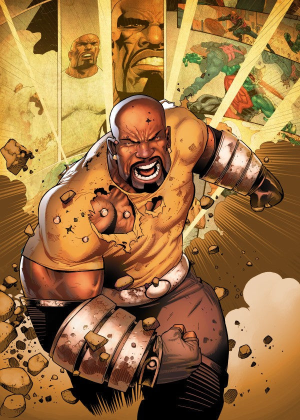 MARVEL ALL NEW - Magnetic Metal Poster 45x32 - Luke Cage (M)