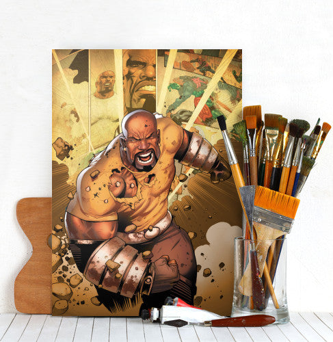 MARVEL ALL NEW - Magnetic Metal Poster 45x32 - Luke Cage (M)