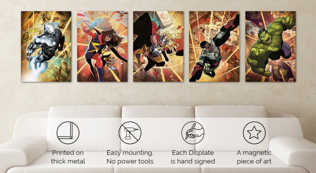 MARVEL ALL NEW - Magnetic Metal Poster 45x32 - Luke Cage (M)