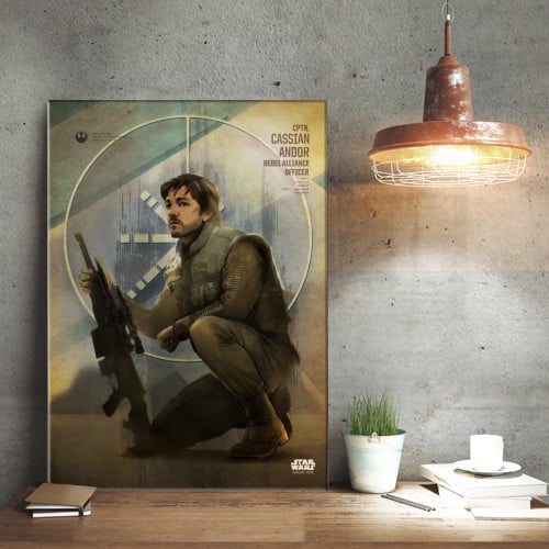 ROGUE ONE KEY FORCES - Magnetic Metal Poster 45x32 - Cassian Andor