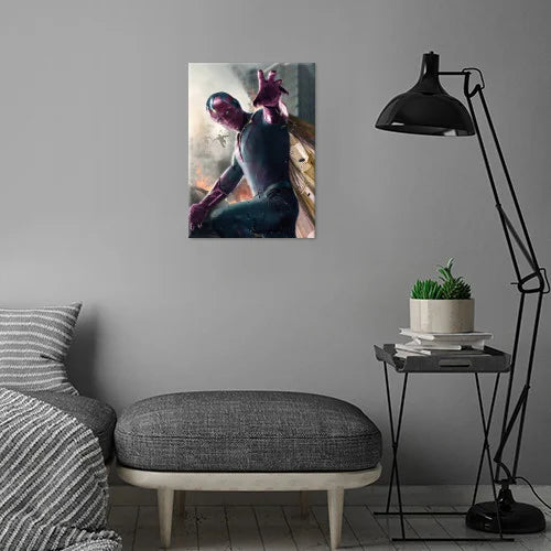 AGE OF ULTRON CHARACTERS - Magnetic Metal Poster 45x32 - Vision