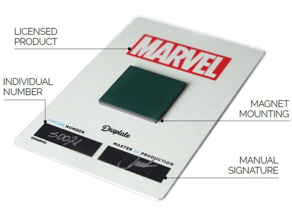 MARVEL ALL NEW - Magnetic Metal Poster 15x10 - Captain America (S)
