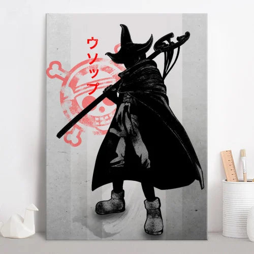 CRIMSON CHARACTERS - Magnetic Metal Poster 45X32 - Sniper Usopp