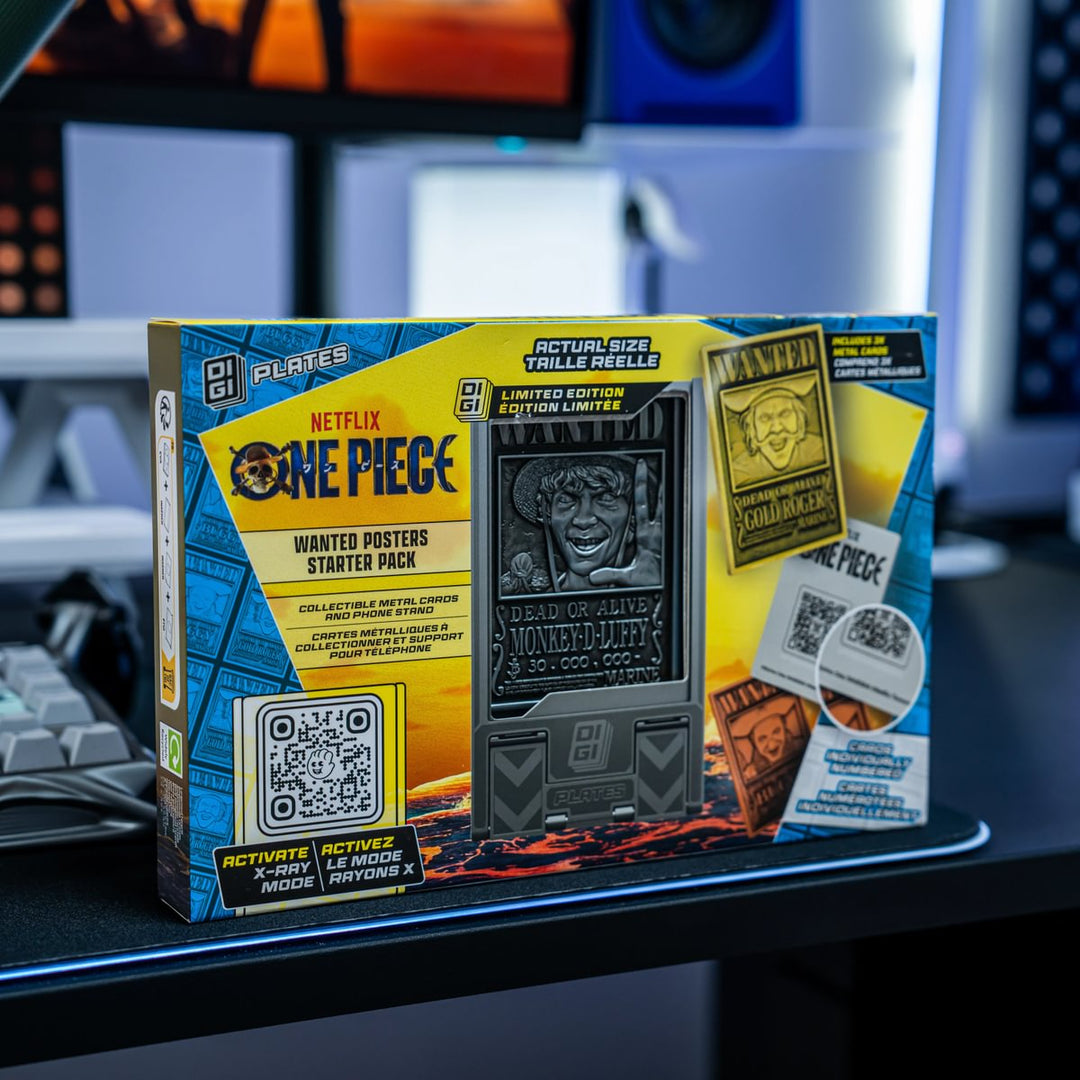 ONE PIECE - Starter Pack of 3 Digiplates + Interchangeable Stand