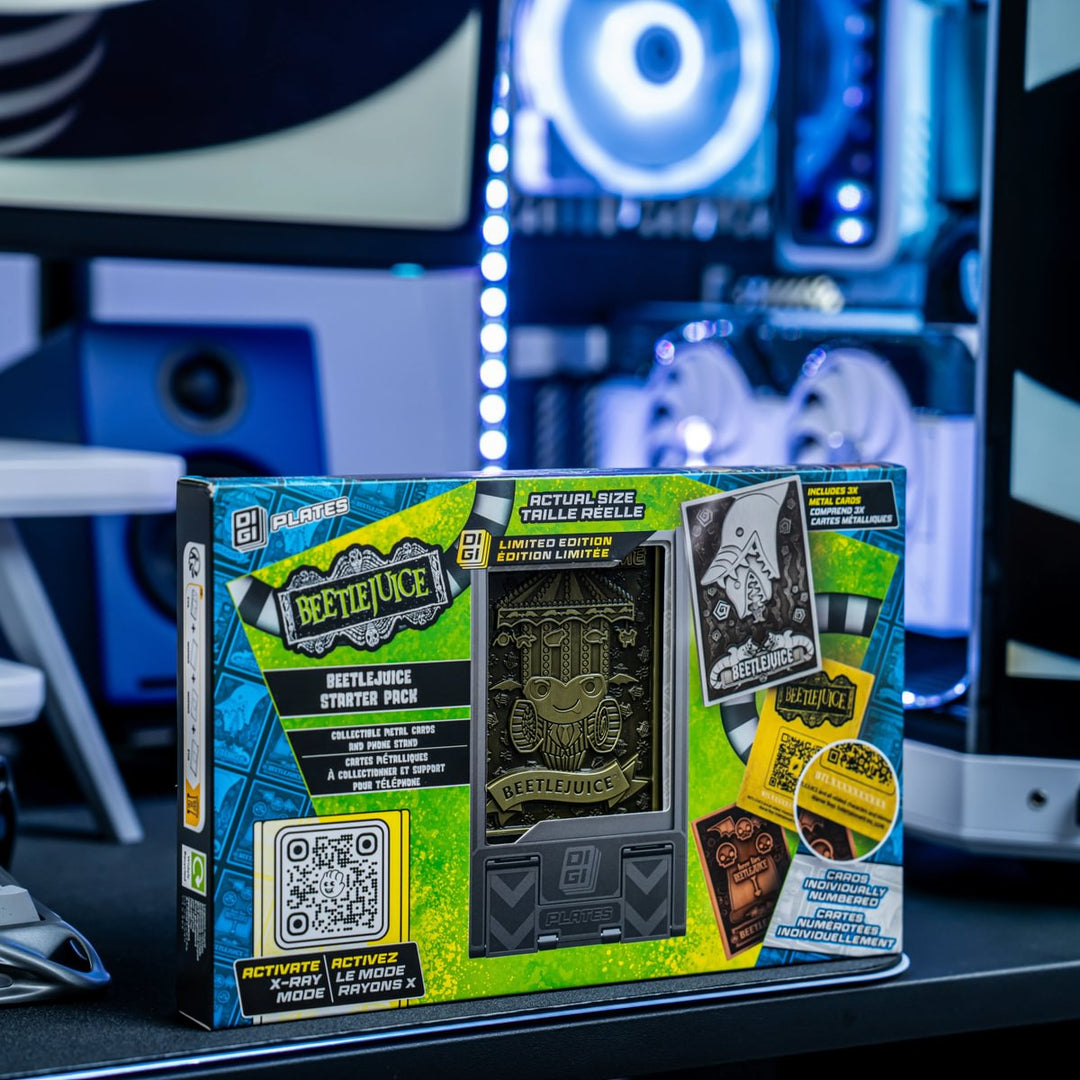BEETLEJUICE - Starter Pack of 3 Digiplates + Interchangeable Stand