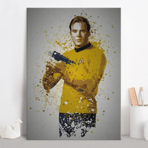 PC SPLATTER - Magnetic Metal Poster 45X32 - Boldly Go