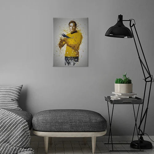 PC SPLATTER - Magnetic Metal Poster 45X32 - Boldly Go
