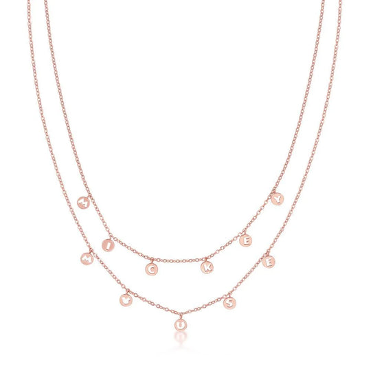 DISNEY MICKEY MOUSE - Word Necklace 'Rose Gold Plated'