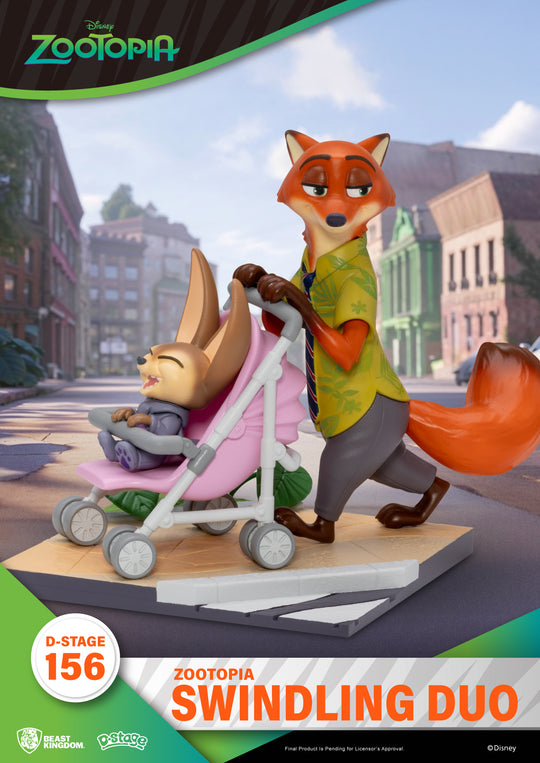 ZOOTOPIA 2 - Swindling Duo - Diorama D-Stage 12.2cm