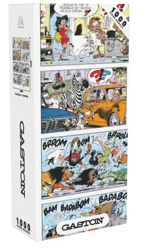 GASTON LAGAFFE - Poster + Puzzle 1000pcs