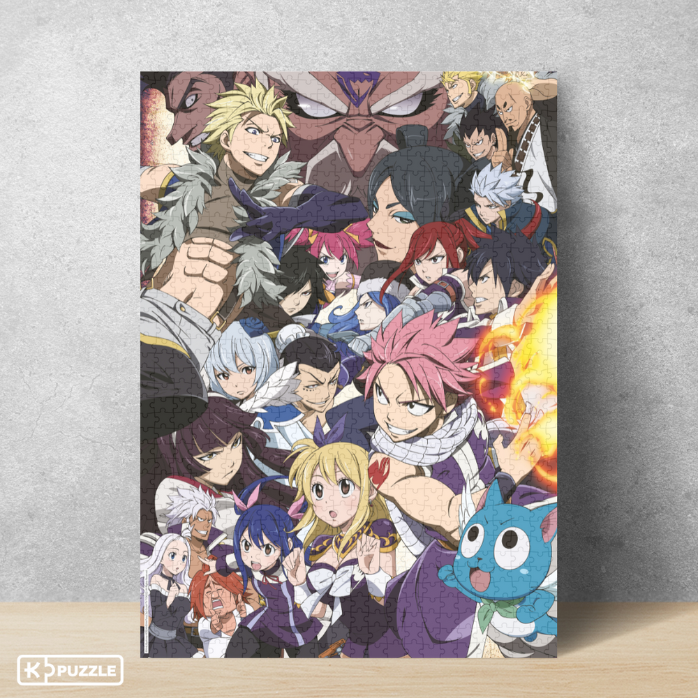 FAIRY TAIL - Poster + Puzzle 1000pcs