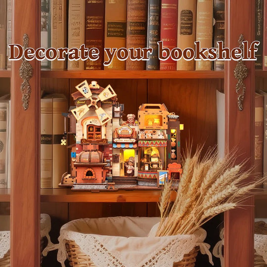 BOOK NOOK KIT - DIY - Bread Factory - 576pc + LED Light