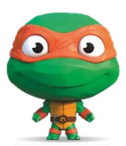 TEENAGE MUTANT NINJA TURTLES - Michelangelo - Elastikorps Figure 10cm