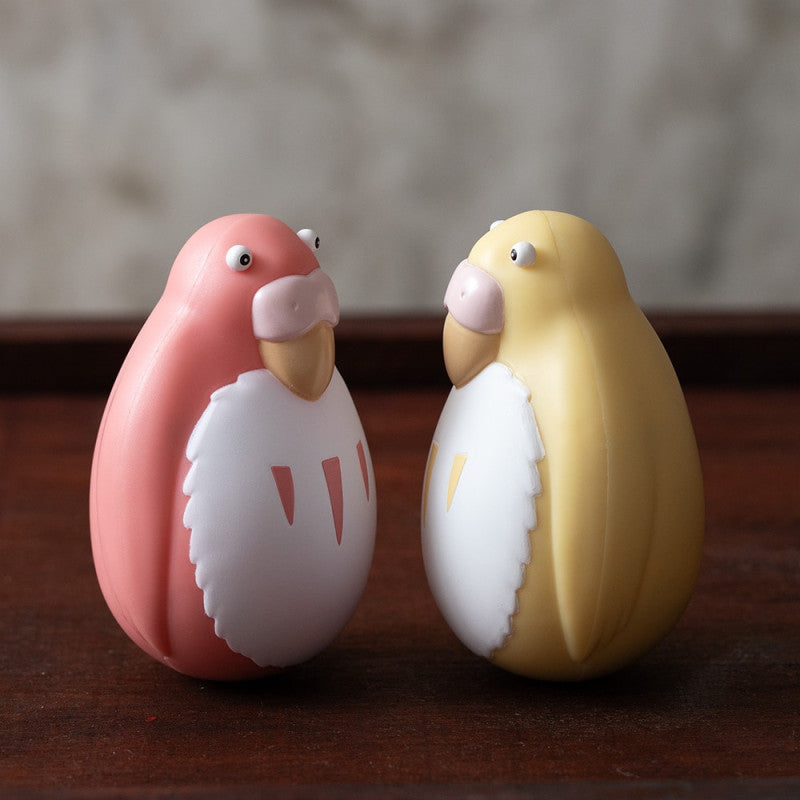 THE BOY AND THE HERON - Red & Yellow bird - 2 Figure Set 7.6cm