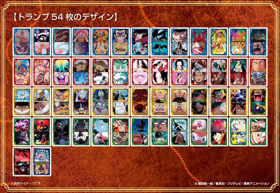 ONE PIECE-7 warlords of the Sea and 4 Emperors -Playing cards "Normal"