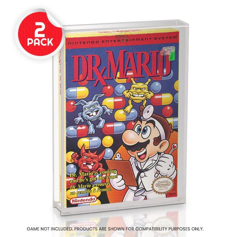 EVORETRO - PREMIUM Acrylic case for NES 'Pack of 2'