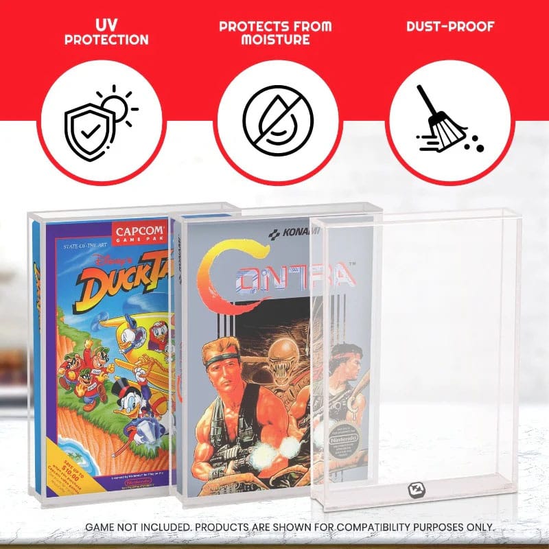 EVORETRO - PREMIUM Acrylic case for NES 'Pack of 2'