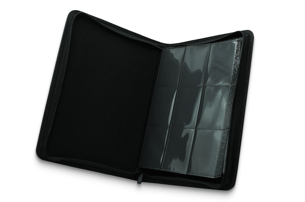 EVORETRO - Regular Card Binder 9 pocket for 360 cards w/ elastic Black