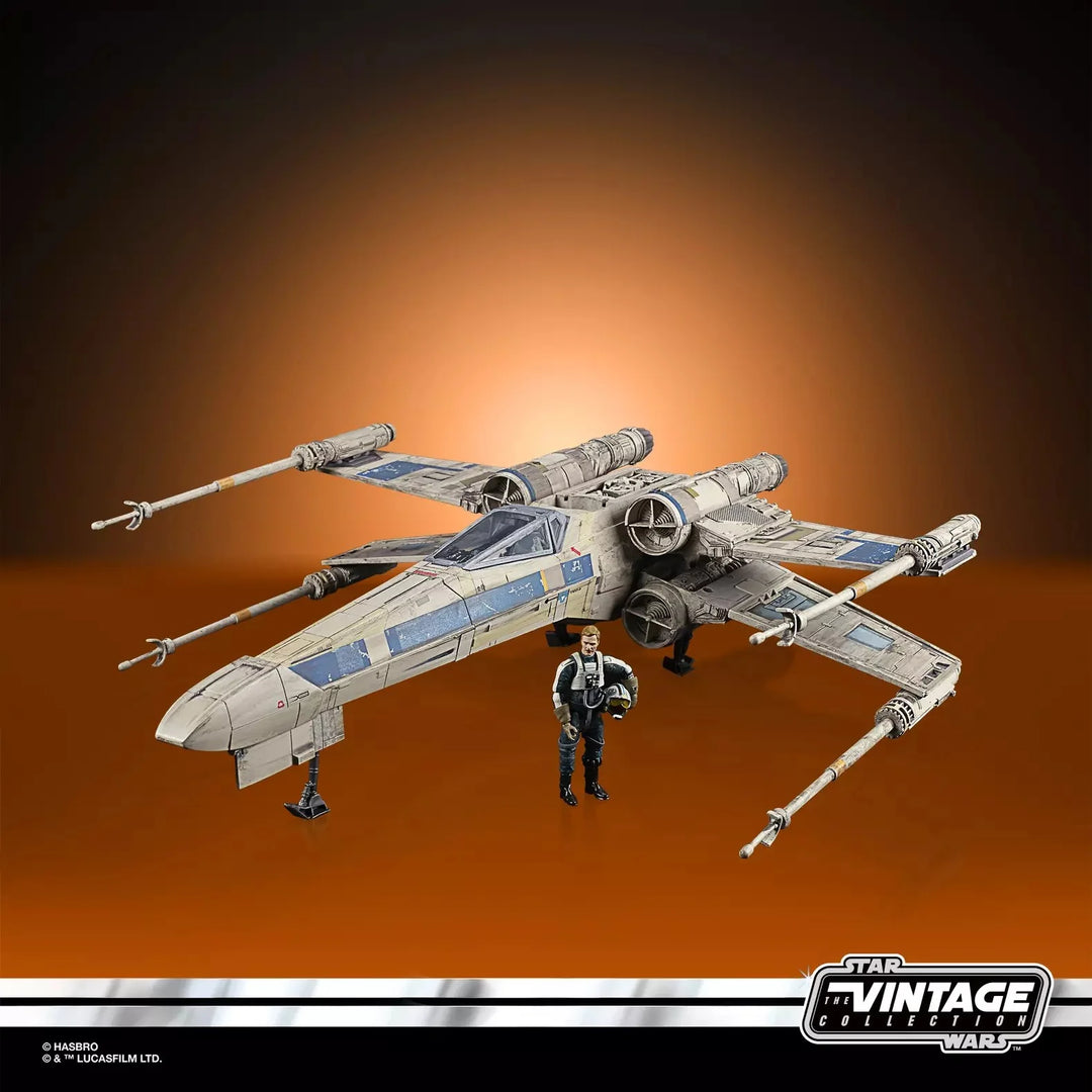 ROGUE ONE - Antoc Merrick's X-Wing Fighter -Figure Vintage Coll. 9.5cm