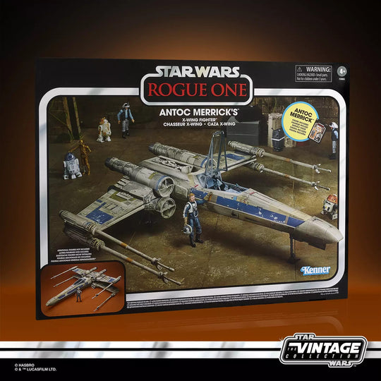 ROGUE ONE - Antoc Merrick's X-Wing Fighter -Figure Vintage Coll. 9.5cm