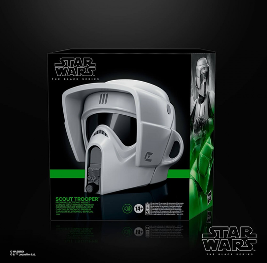 STAR WARS 6 - Electronic Helmet Biker Scout Black Series
