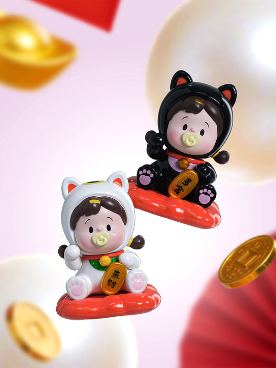 FANCY UP - Hanamaki Fortune Cat Series BLIND BOX (8pcs) - 8cm