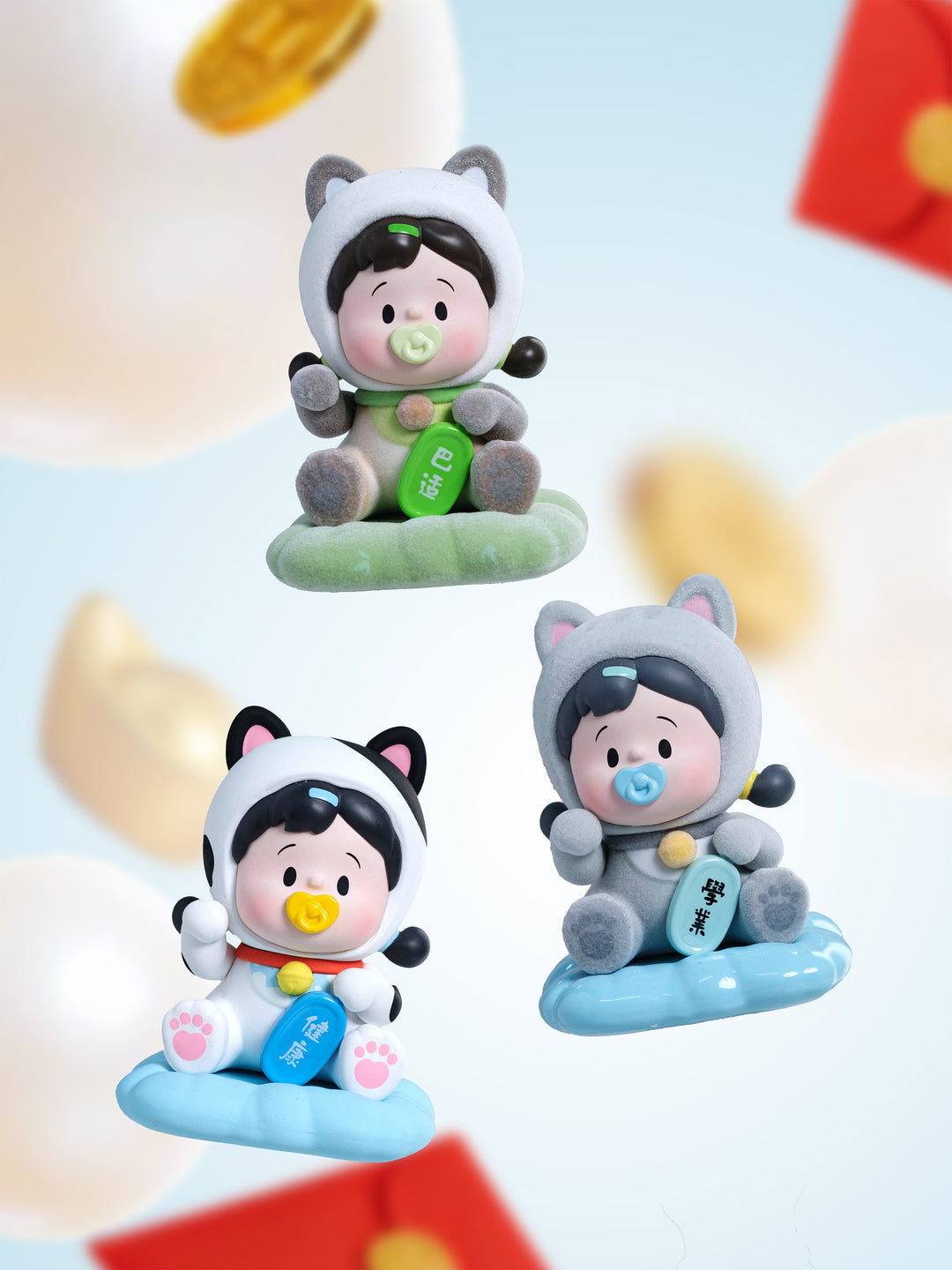 FANCY UP - Hanamaki Fortune Cat Series BLIND BOX (8pcs) - 8cm