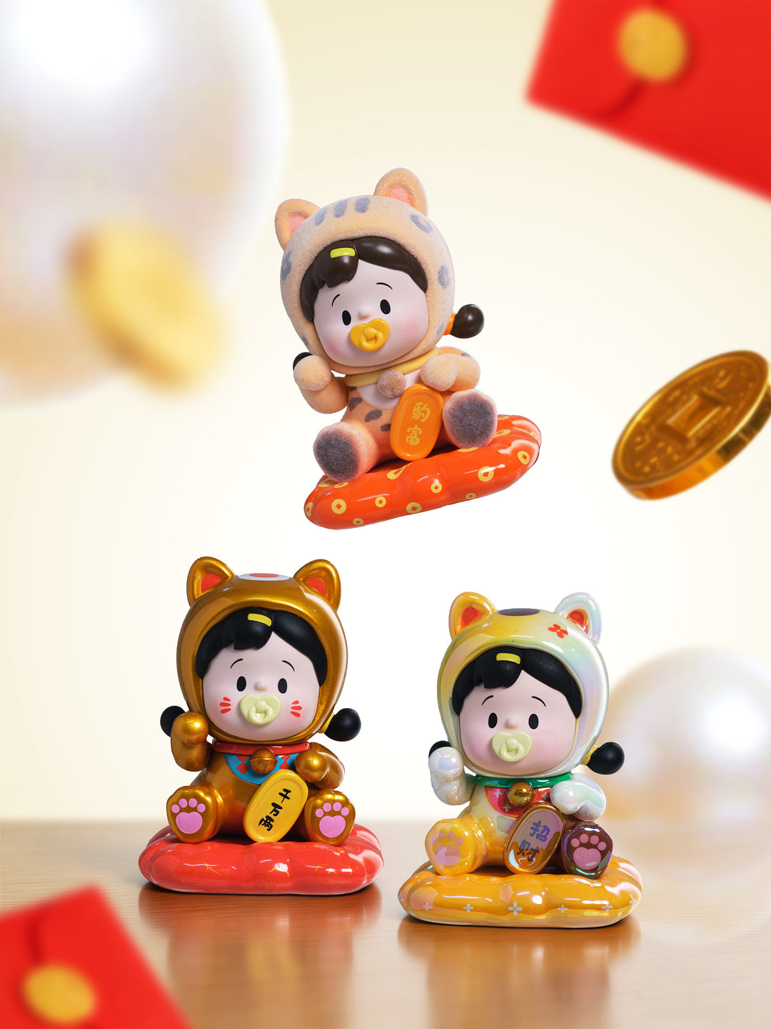 FANCY UP - Hanamaki Fortune Cat Series BLIND BOX (8pcs) - 8cm